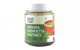 Indian Tummy Andhra Kadipatta Chutney   Glass Jar  100 grams